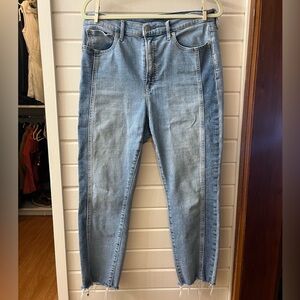 Gap High Rise Patchwork Vintage Slim Jeans